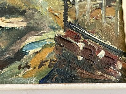 Charles FÉOLA (1917-1994). 

La bute Montmartre....