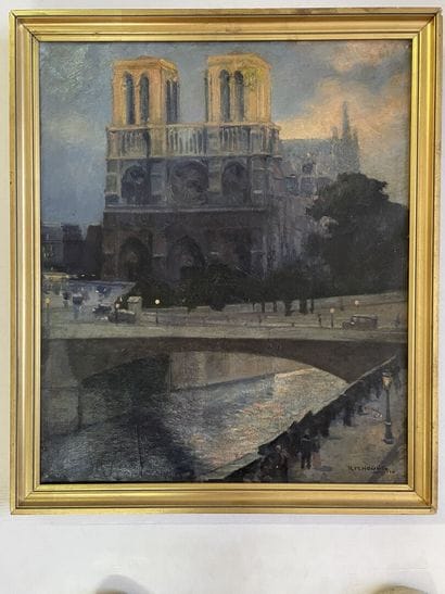 R.M. HOGGE (XIX-XX)

Notre Dame de Paris.

huile...