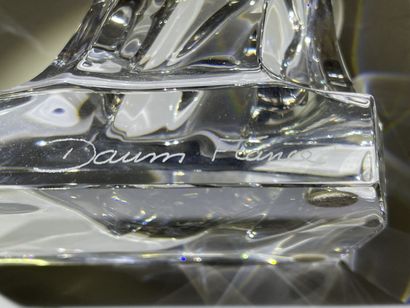DAUM. 

Cheval : sculpture en cristal. 

H....
