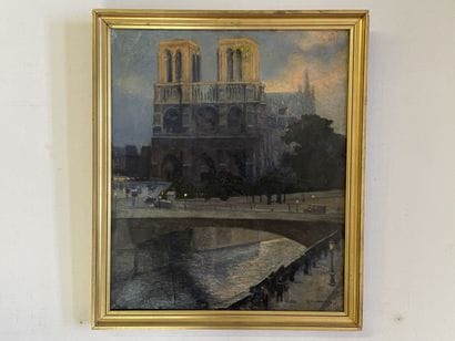 R.M. HOGGE (XIX-XX)

Notre Dame de Paris.

huile...