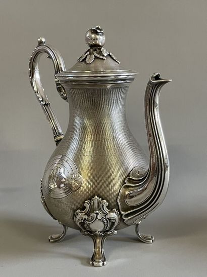 House Halphen: Service out of silver plated...