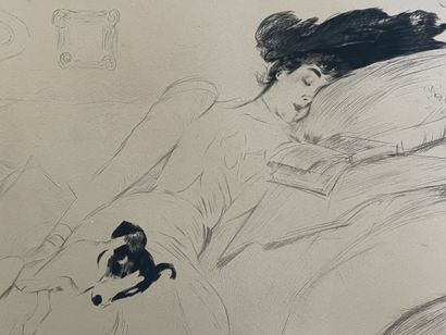 Paul César HELLEU (1859-1927)

Femme endormi...
