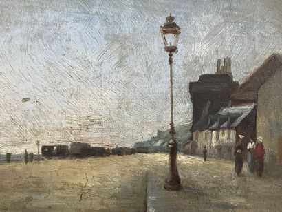 G . PINEL MAISONNEUVE (XIX°) 

Promenades.

Huile...