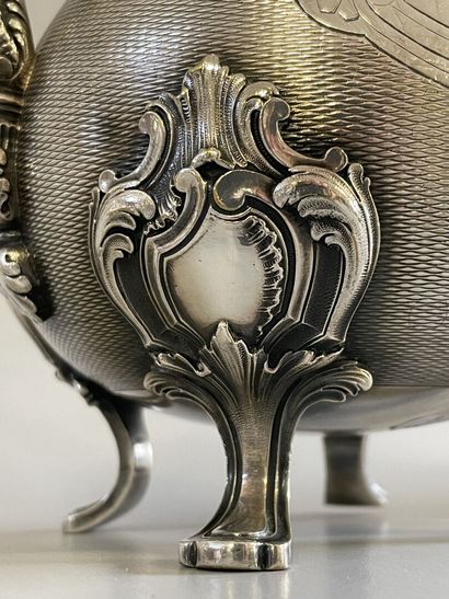 House Halphen: Service out of silver plated...
