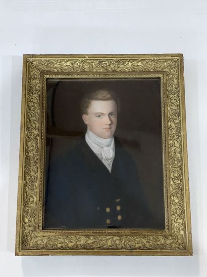 Ecole allemande XIX°:
Portrait de Gustav...