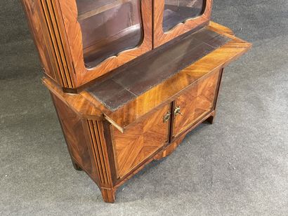 High glazed secretary, type Bonheur du jour,...