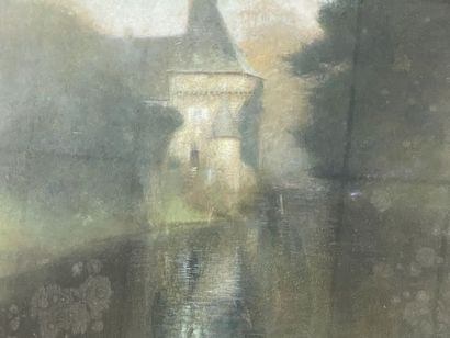 * Charles LEANDRE (1862-1934)
Chateau au...