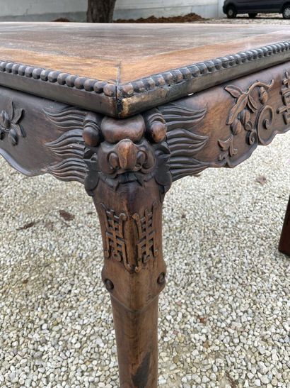 Grande table de salle à manger ou de bibliothèque,...