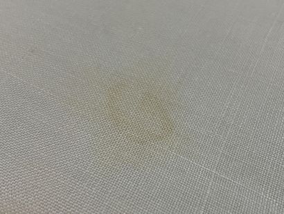 Grande nappe et douze serviettes en coton...