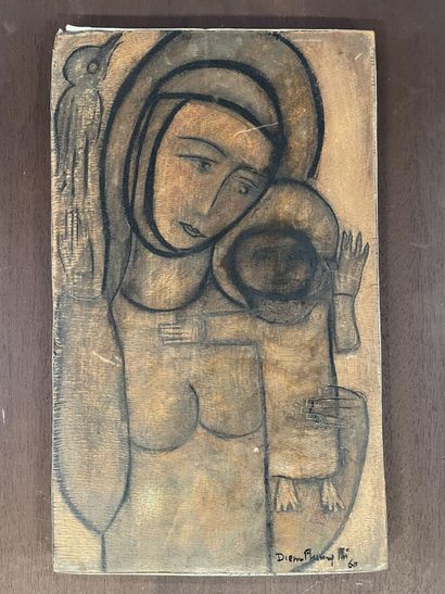 Diem Phung Thi (1920-2002) artiste vietnamienne,...