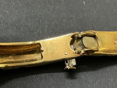 FRED : Bracelet rigide figurant une panthère...