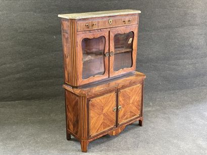 High glazed secretary, type Bonheur du jour,...
