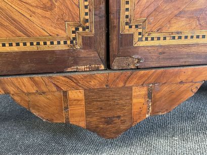 High glazed secretary, type Bonheur du jour,...