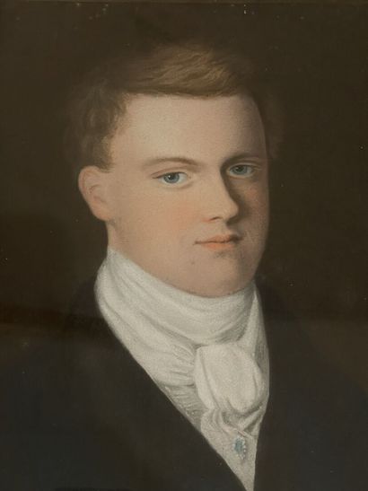 Ecole allemande XIX°:
Portrait de Gustav...