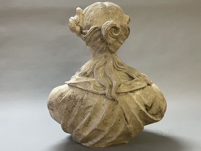 French school XIX°.
Bust of a young woman...