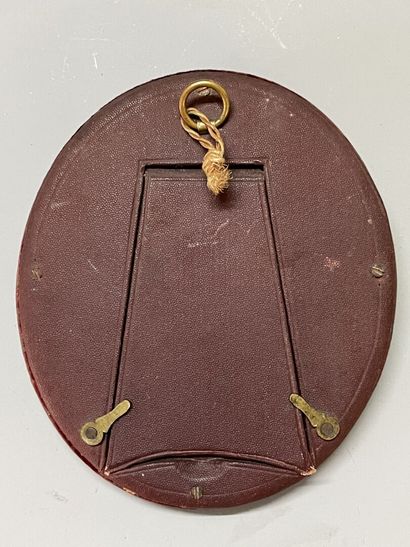 French school XIX°.
Miniature: Portrait of...
