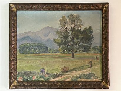 Jean PESKÉ (1870-1949)
Parc des Conques.
huile...
