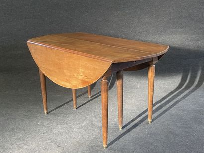 Mahogany shutter table with six legs.
Carries...
