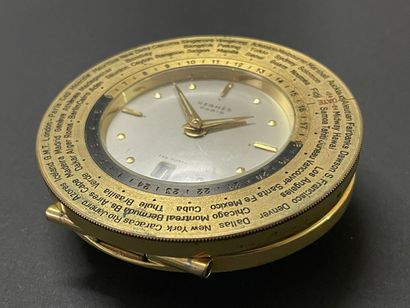 HERMÈS Paris.
Pendulette-réveil de voyage...