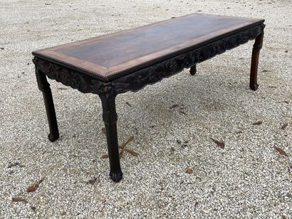 Grande table de salle à manger ou de bibliothèque,...
