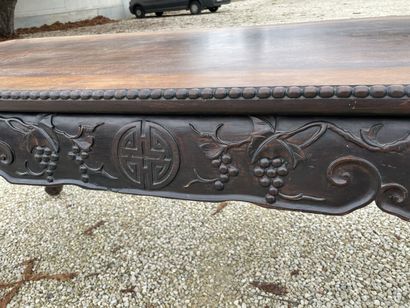 Grande table de salle à manger ou de bibliothèque,...