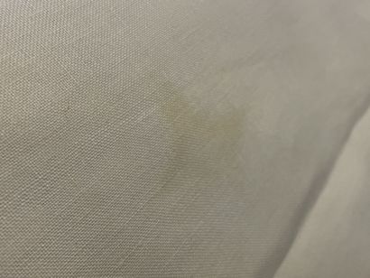 Grande nappe et douze serviettes en coton...