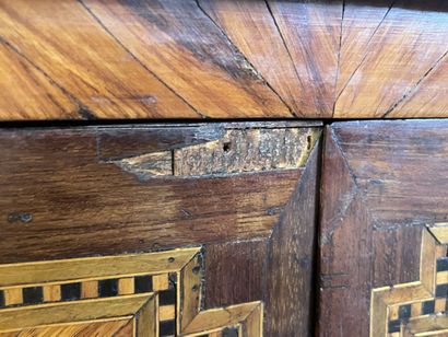 High glazed secretary, type Bonheur du jour,...