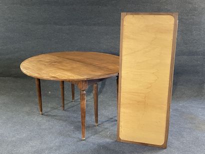 Mahogany shutter table with six legs.
Carries...