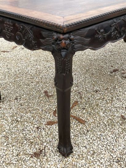 Grande table de salle à manger ou de bibliothèque,...