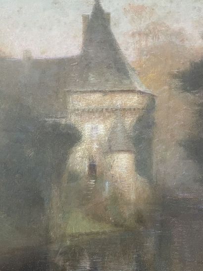 * Charles LEANDRE (1862-1934)
Chateau au...