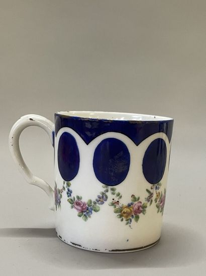SEVRES XVIII°: 
Set of three litron cups...