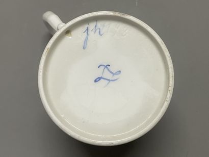 SEVRES XVIII°: 
Set of three litron cups...