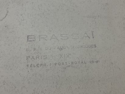 BRASSAI (1889-1984) (Gyula Halasz, dit) 
Le...