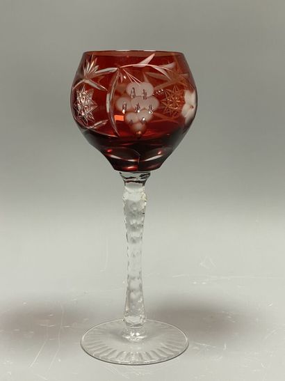 *Cristal de lorraine:
Six verre de cristal...
