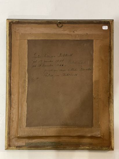 Ecole allemande XIX°:
Portrait de Gustav...
