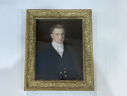 Ecole allemande XIX°:
Portrait de Gustav...