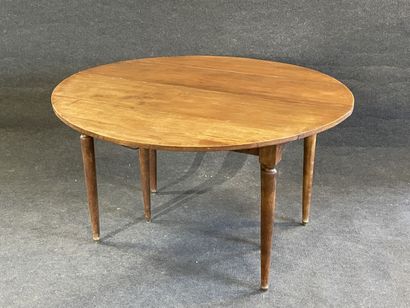 Mahogany shutter table with six legs.
Carries...