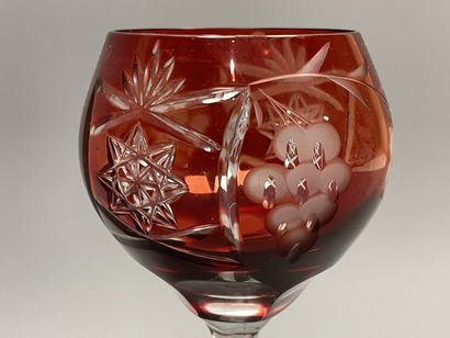*Cristal de lorraine:
Six verre de cristal...