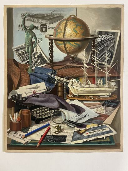 Charles CERNY (1892-1965)
Nature morte à...