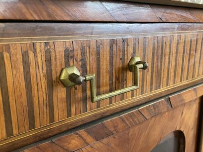 High glazed secretary, type Bonheur du jour,...