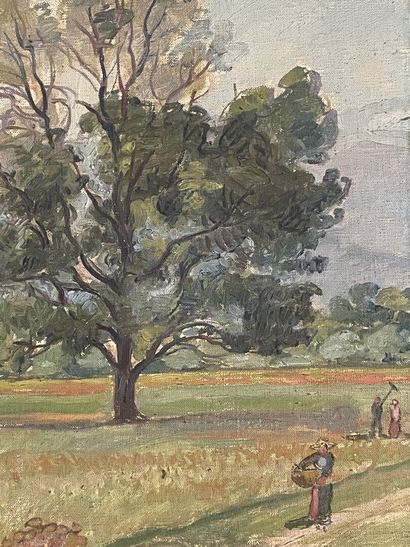 Jean PESKÉ (1870-1949)
Parc des Conques.
huile...