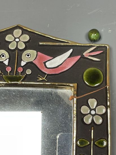 Mithé ESPELT (1923-2020). 
Miroir rectangulaire...