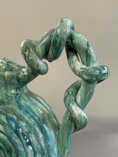 Alice COLONIEU (1924-2010)
Grand vase aiguière...