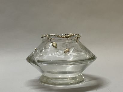 MOSER ,Karlovy Vary, attribué à. 
Vase en...