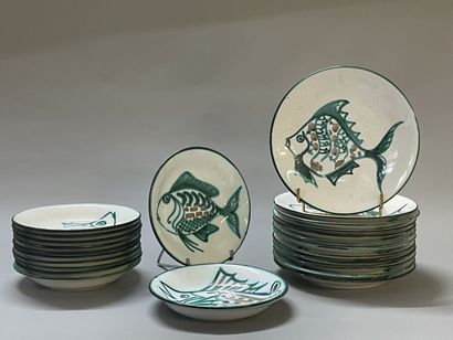 Robert PICAULT (1919-2000) service de table...