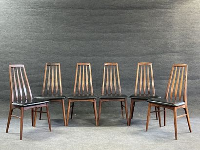 Niels KOEFOED (1929-2018)
Suite of six chairs...