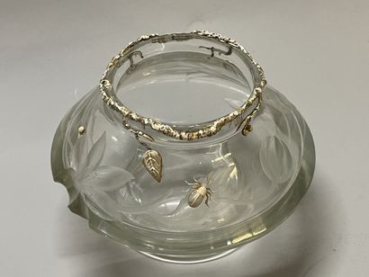 MOSER ,Karlovy Vary, attribué à. 
Vase en...