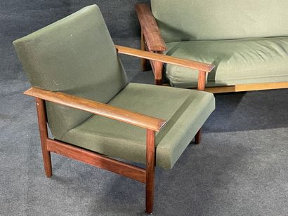 Teak living room 1960's
including a sofa...