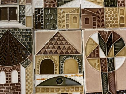 Roger CAPRON (1922-2006)
Ensemble de carrelage...