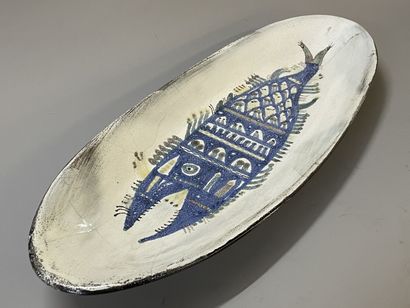 Atelier Le MURIER- VALLAURIS:
Grand plat...